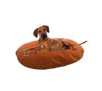 Flamingo Coussin Ziva pour Chien et Chat - 100 x 76 x 10cm - Ultra Doux - qualité superieur - Housse Amovible - Couleur Populaire Terre Cuite