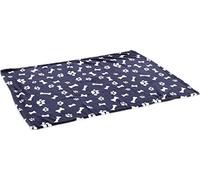 Flamingo Couverture en Toison Zuma Bleu FONCÉ OS/Patte 70x100CM