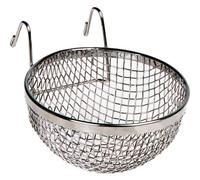 FLAMINGO-Couvoir métallique pour oiseaux exotiques coloris gris Flamingo - 9,5 cm