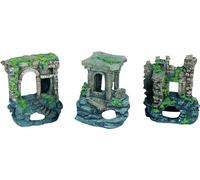 DECOR AQUARIUM RUINE14X10X16cm / FLAMINGO