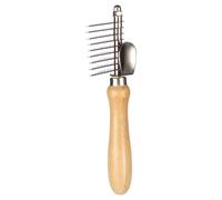 Flamingo Peigne pour Chien démêlant Babu - 17,9x6,1x2,3cm - Convient aux chiens à poils longs - Aide à démêler et à couper les nœuds du pelage