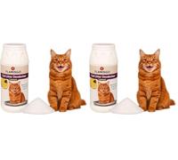 FLAMINGO Désodorisant de Litière pour Chat avec Parfum de Citron - Neutralise Les Mauvaises Odeurs, Non Toxique et Sûr (Lot de 2)