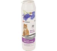 Flamingo Désodorisant Litière Chat Anti-Odeurs 750ml - Granulés Absorbeur - Désodorisant pour Litière à Chat Qui Absorbe Les Odeurs - Parfum Prairie de Printemps Blanc - Best Product!!