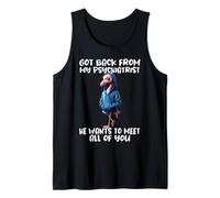 Flamingo Disant Que Le Psychiatre Revient De Mon Débardeur