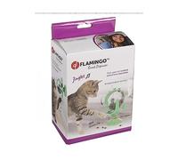 Distributeur de friandise de couleur vert pour chat