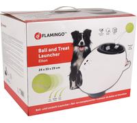 Flamingo Elton Distributeur Automatique + balle pour Chien 33x24x29cm