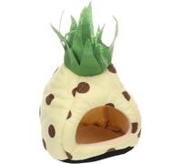 Flamingo Espace Sommeil pour rongeurs Helga Jaune Ananas - 13x13x14,5cm - Adapté aux Hamsters