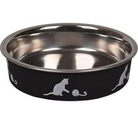 Flamingo F Assiette à Chat Kena Noir 11,5 cm 160 ML