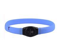 FLAMINGO F VISIO Light LED Collier Jumbo Bleu 35/64 cm 7 mm