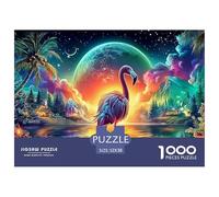 Flamingo Fantaisie Puzzle Adulte 1000 Pièces De Qualité Supérieure : Maîtrisez Le Défi du Puzzle Difficile - pour Un Large Panel Dès 14 Ans 52x38cm/1000pcs