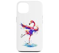 Flamingo Figure Skater Ice Ballet Coque pour iPhone 13