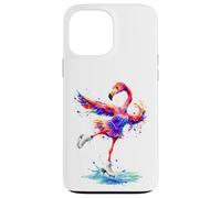 Flamingo Figure Skater Ice Ballet Coque pour iPhone 13 Pro Max