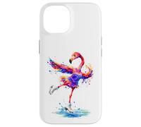 Flamingo Figure Skater Ice Ballet Coque pour iPhone 14