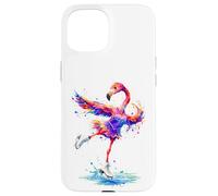 Flamingo Figure Skater Ice Ballet Coque pour iPhone 15
