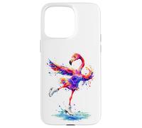 Flamingo Figure Skater Ice Ballet Coque pour iPhone 15 Pro Max