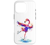 Flamingo Figure Skater Ice Ballet Coque pour iPhone 16 Pro