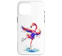 Flamingo Figure Skater Ice Ballet Coque pour iPhone 16 Pro Max