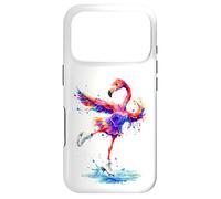 Flamingo Figure Skater Ice Ballet Coque pour iPhone 17 Pro