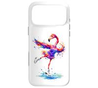 Flamingo Figure Skater Ice Ballet Coque pour iPhone 17 Pro Max