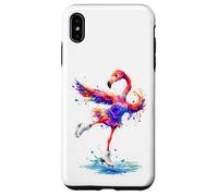 Flamingo Figure Skater Ice Ballet Coque pour iPhone XS Max