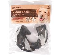 Flamingo Friandise Chien - Corne de Buffle Moyenne - 360g - sans Gluten - Occupation Longue durée - Soin bucco-Dentaire