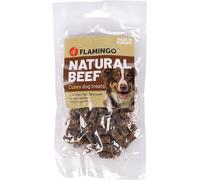 Flamingo Friandise Chien - Cubes de bœuf - 80g - Snack Naturel - récompense Saine - fabriqué en Europe