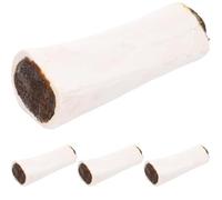 Flamingo Friandise Chien - Os de Calcium de Buffle avec poumon - 7,5cm - 230g - Riche en Calcium - Soin Dentaire Naturel (Lot de 4)