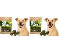 Flamingo Friandise Chien - Snack Veggie Pomme Verte - 4,8cm - 120g - sans Gluten - sain et croquant (Lot de 2)
