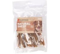 Flamingo Friandise Chien - Tendon de Mouton - 15cm - 100g - à mâcher longuement - sans Gluten - Nature Snack