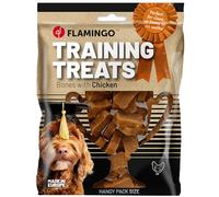 Flamingo Friandises d'entraînement pour Chien Mini Os au Poulet 100g - Snacks Moelleux d’Entraînement | Récompenses Éducatives pour Chiens et Chiots