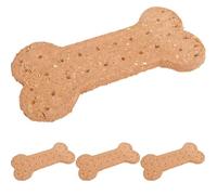 Flamingo Friandises Os pour Chien Biscuit Agneau & Riz Brun - Longueur de 19cm (Lot de 4)