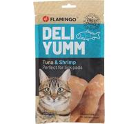 Flamingo Friandises pour Chat Deli Yumm Pâté avec Thon et des crevettes 70G