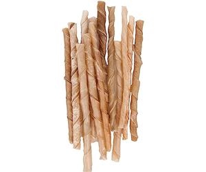 Flamingo Friandises R-Hide Cigarette pour Chien 12 cm - 100 Pièces, Naturelles et Longue Durée, Idéal pour l’Hygiène Dentaire des Chien