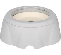 Flamingo Abreuvoir Rond Spill Gris - Gamelle Anti-Fuite pour Animaux, 1,5 L, Design Ergonomique