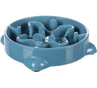 Flamingo Gamelle Anti-glouton pour Chien - Slow Feeder Beno Rond - M | 21,5 cm x 21,5 cm x 4,5 cm - 800 ML - Labrador, Golden Retriever, Beagle, Bouledogue, Berger Australien - Couleur Pétrole