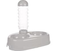 FLAMINGO gamelle avec distributeur d'eau 850 ml gris