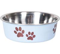 Flamingo Gamelle Bella en INOX pour Chien Bleu Clair 300 ML 12 cm