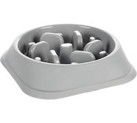 Flamingo Gamelle Bobo Slow Feeder Gris pour Chien 500ml