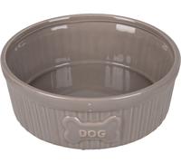 Flamingo Gamelle Céramique pour Chien Taupe 15cm 640ml