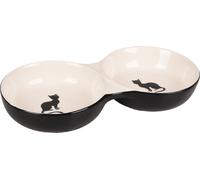 Flamingo Gamelle Chat Nala Ceram Double N-B 145/11