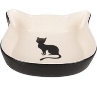 Flamingo Gamelle Chat Nala Tdc Ceram Noir-Blanc 220/12.5