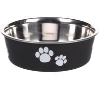 Flamingo Gamelle Kena Noir pour Chien 14cm 450ml