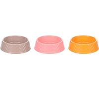 Flamingo GAMELLE pour LA Nourriture ET l'eau Chiot Wavy Rond 500ML 14,5CM Assortiment
