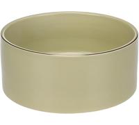 Flamingo Gamelle pour la Nourriture et l'eau Eram Vert - 1200ml - pour Chien ou Chat | en céramique émaillée - Résistante, Stable et Facile à Nettoyer