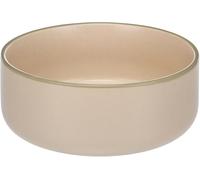 Flamingo Gamelle pour la Nourriture et l'eau Lado Beige - 1500ml - pour Chien ou Chat | en Mélamine Résistante, Antidérapante et Facile à Nettoyer
