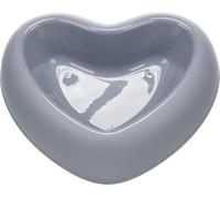 Flamingo Gamelle pour la Nourriture et l'eau Pandor Bleu pour Chiens - 750ml - Durable, Pratique et Élégante en Forme de Cœur