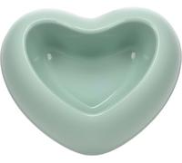 Flamingo Gamelle pour la Nourriture et l'eau Pandor Vert pour Chiens - 250ml - Durable, Pratique et Élégante en Forme de Cœur