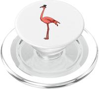 Flamingo Gentleman Haut-de-Forme PopSockets PopGrip pour MagSafe