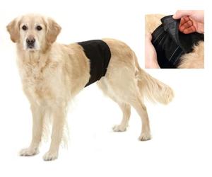 Flamingo Gentleman Wraps Plus Collerette pour Chien Noir 40 x 10 cm
