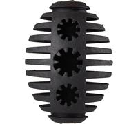 Flamingo Gladiator Rugby En Caoutchouc M Noir pour Chien 10cm